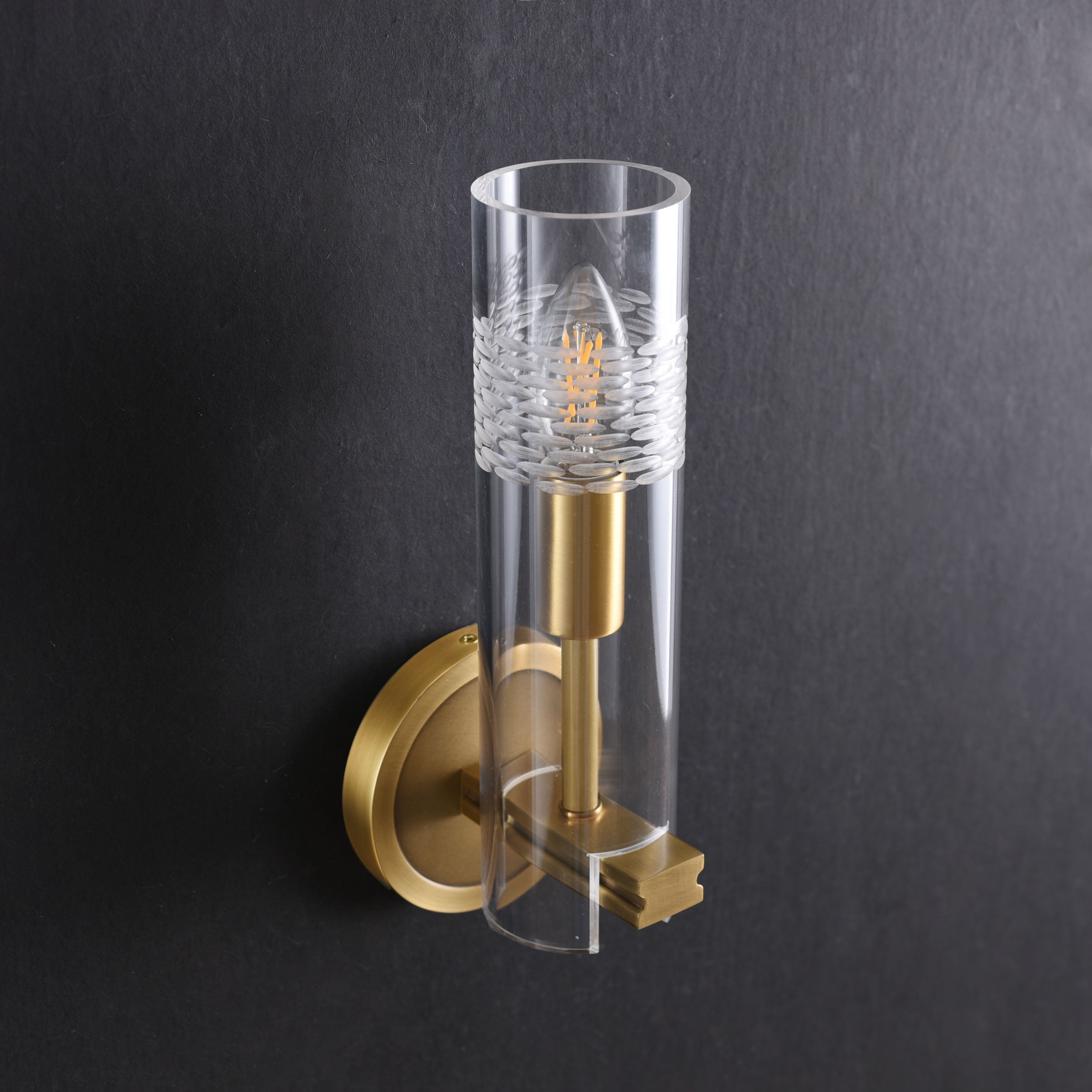 Keray Single Sconce Brass