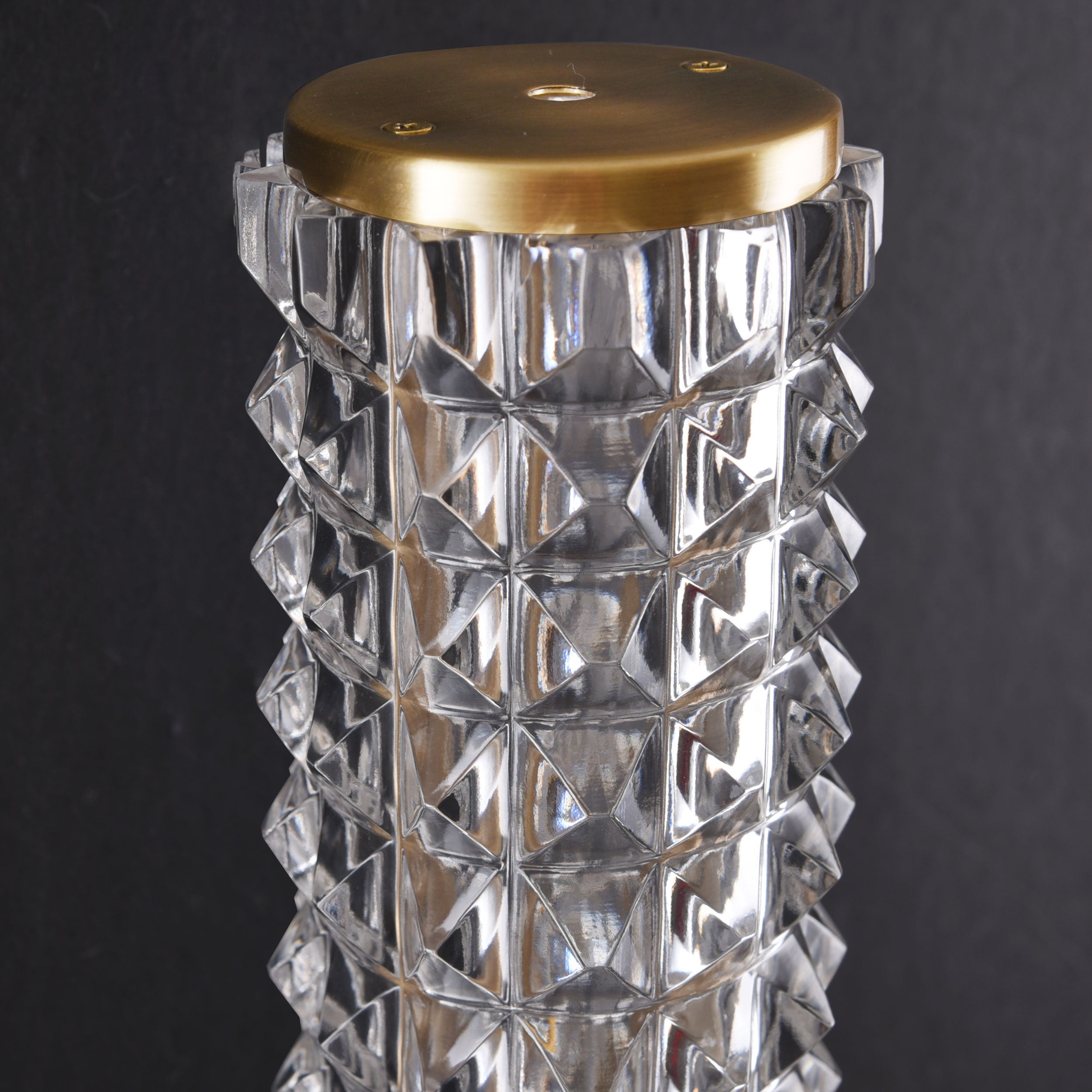Topclear Crystal Sconce Brass
