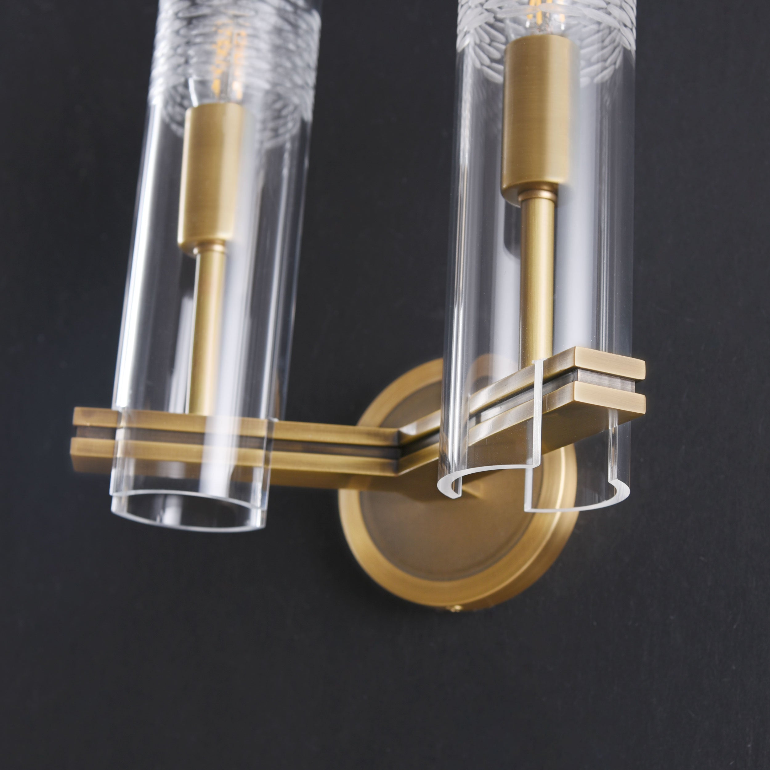 Keray Double Sconce Brass