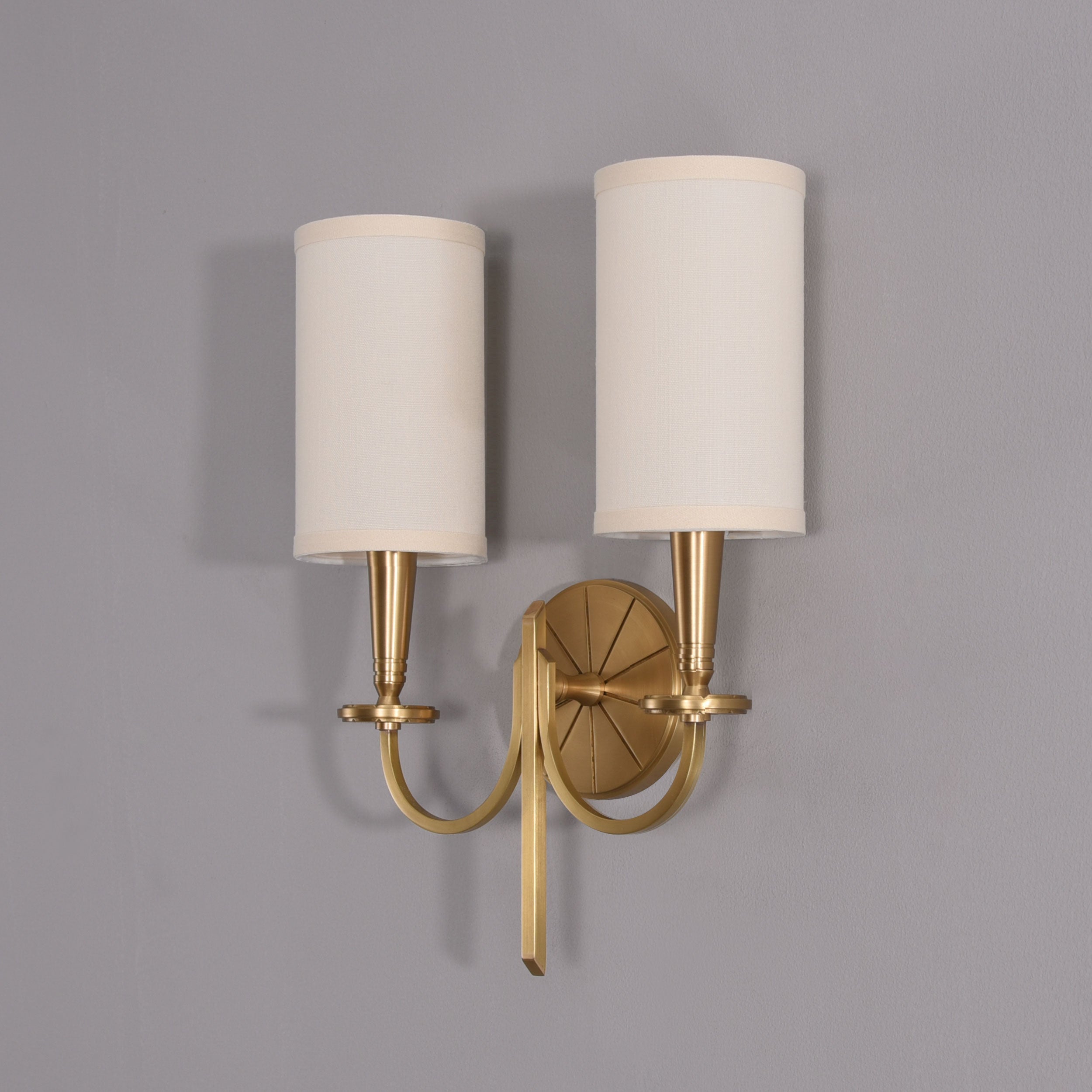 Kinsley Double Sconce Brass