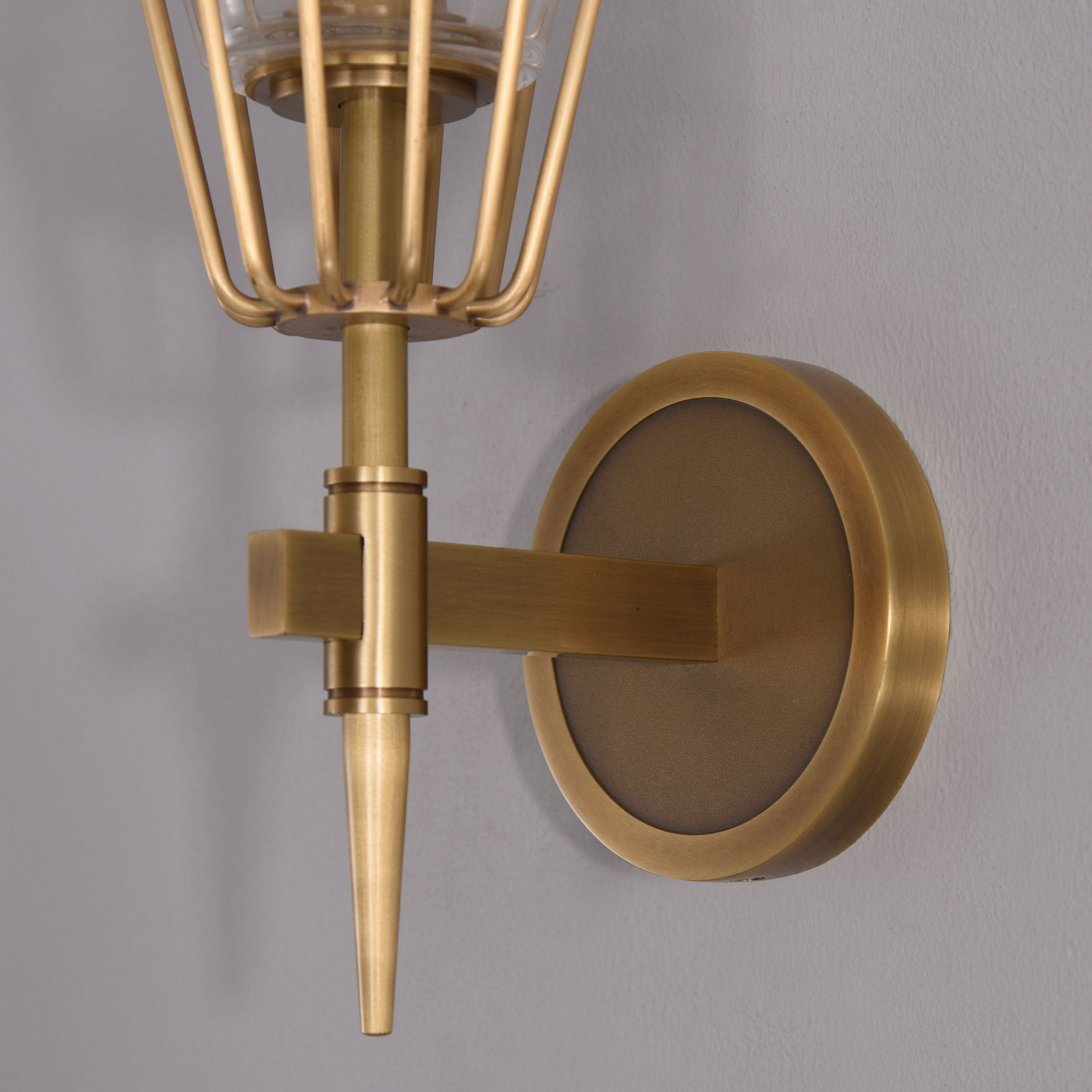 TATA Crystal Sconce Brass