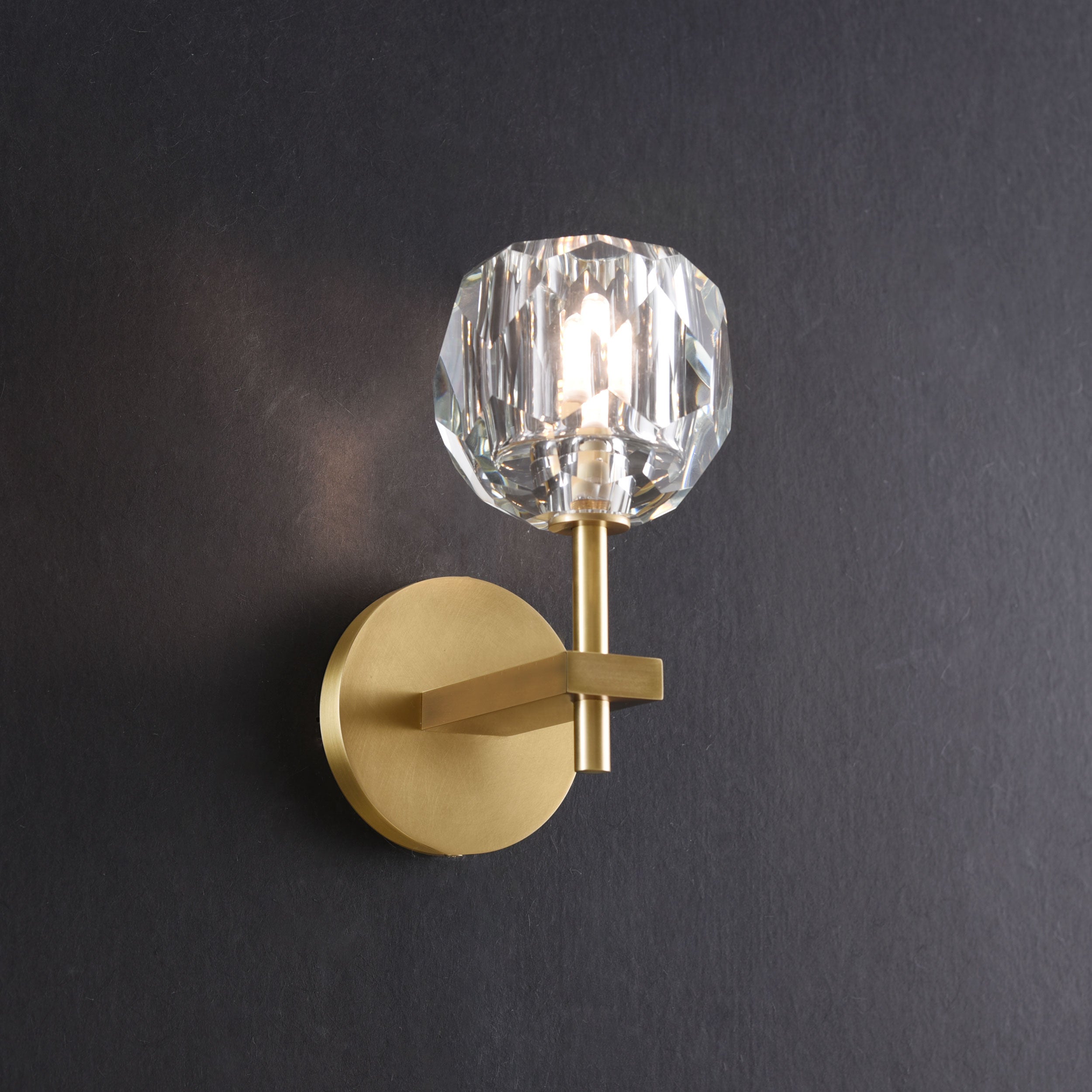 SPHERES DE CRISTAL SINGLE SCONCE