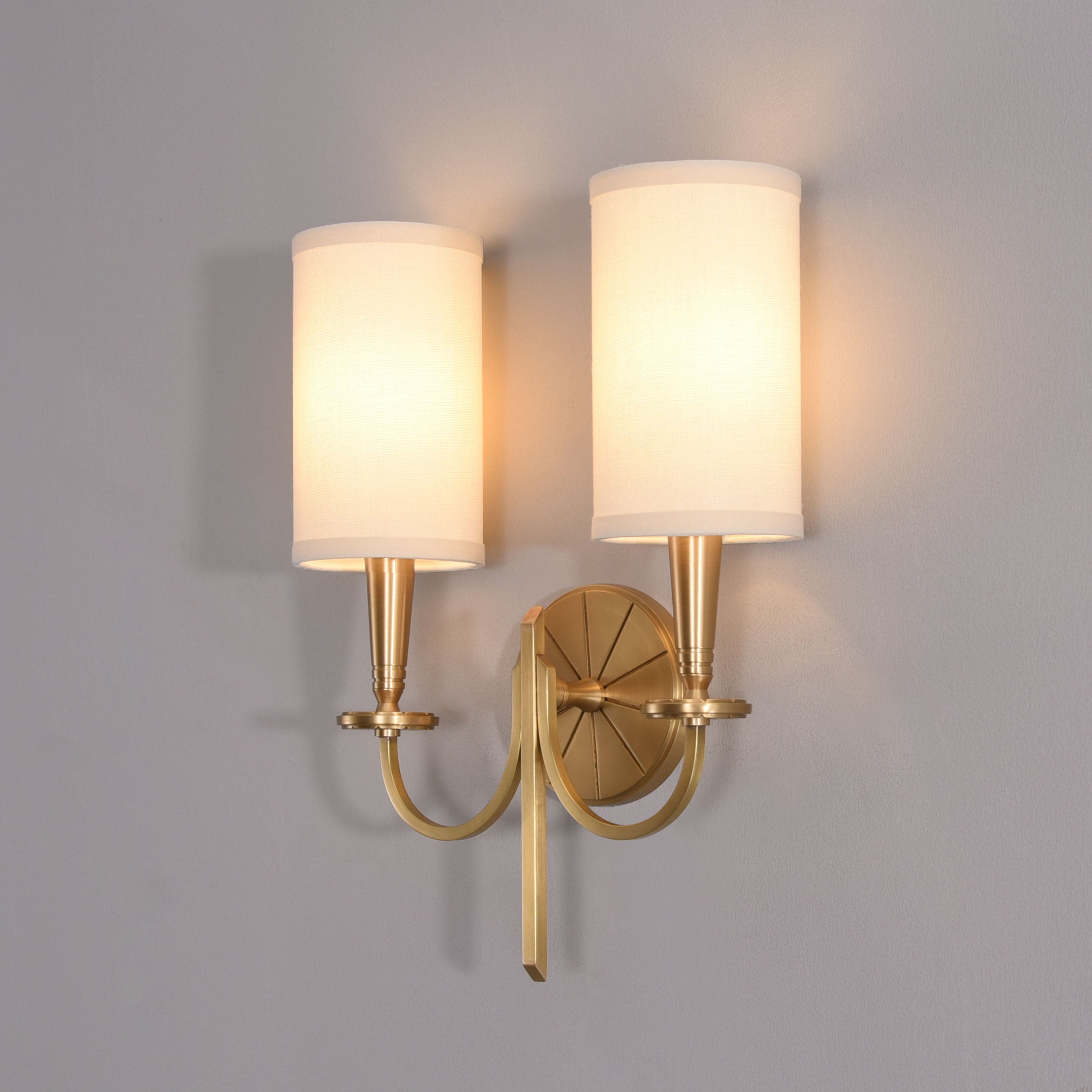 Kinsley Double Sconce Brass