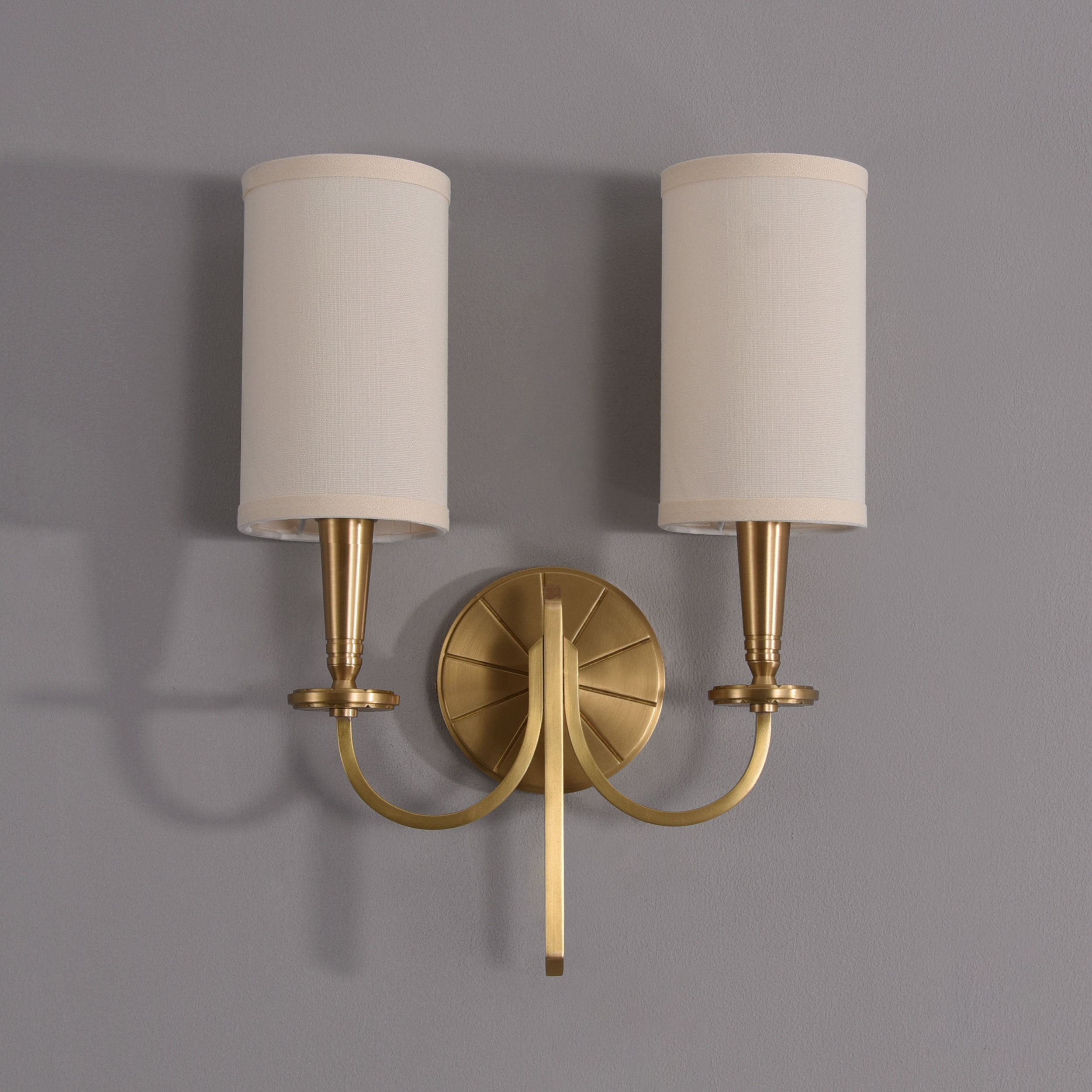 Kinsley Double Sconce Brass