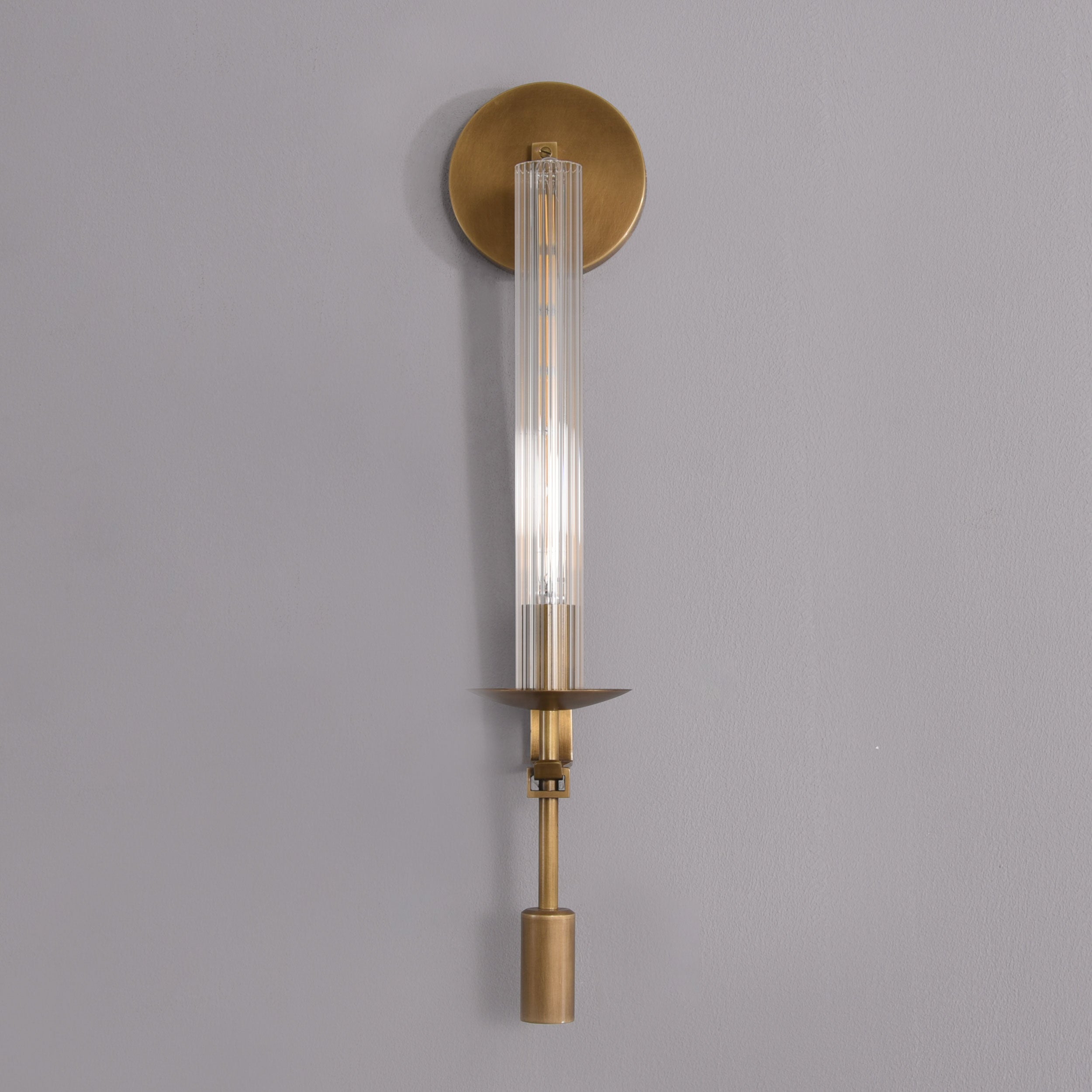 Allan single Sconce Brass