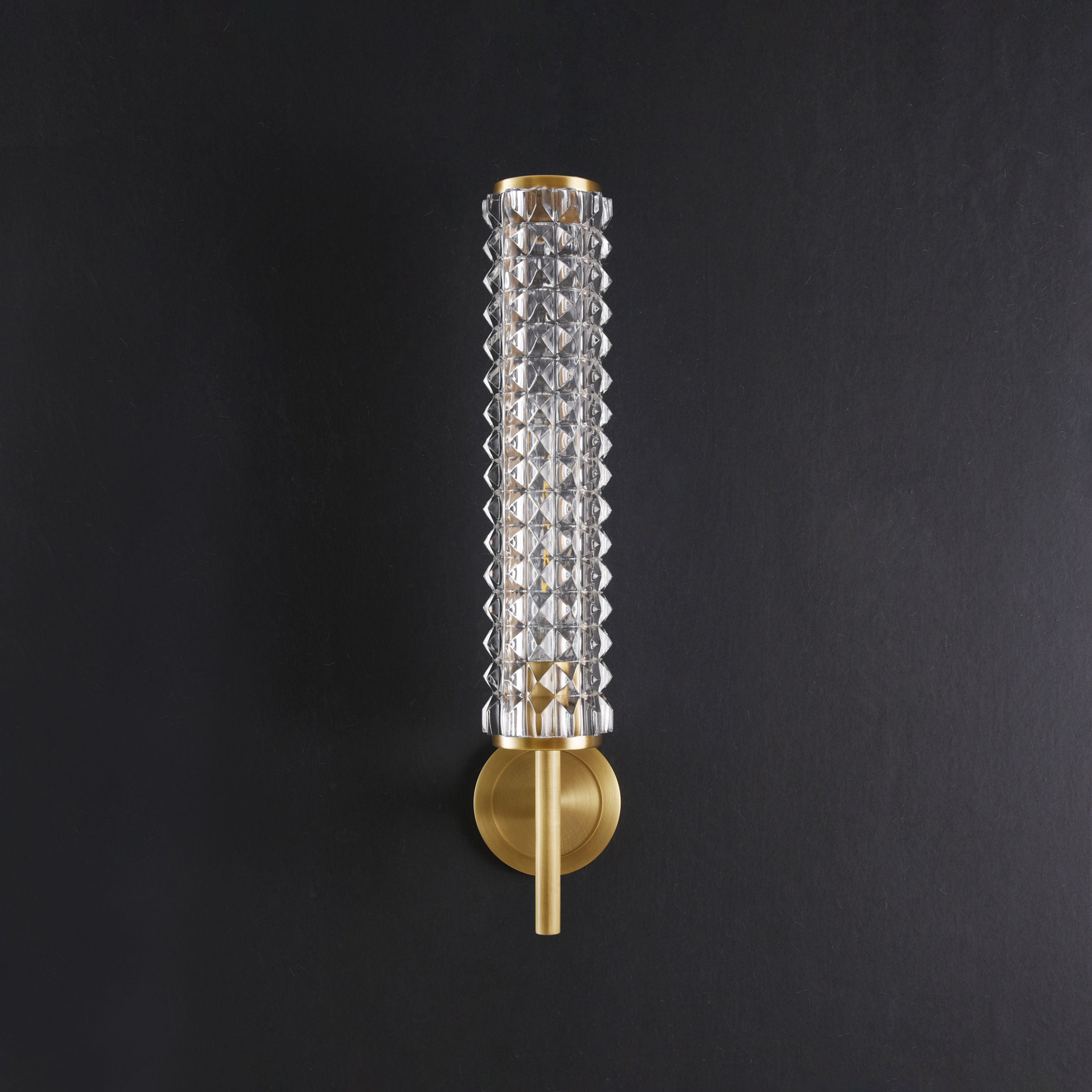 Topclear Crystal Sconce Brass