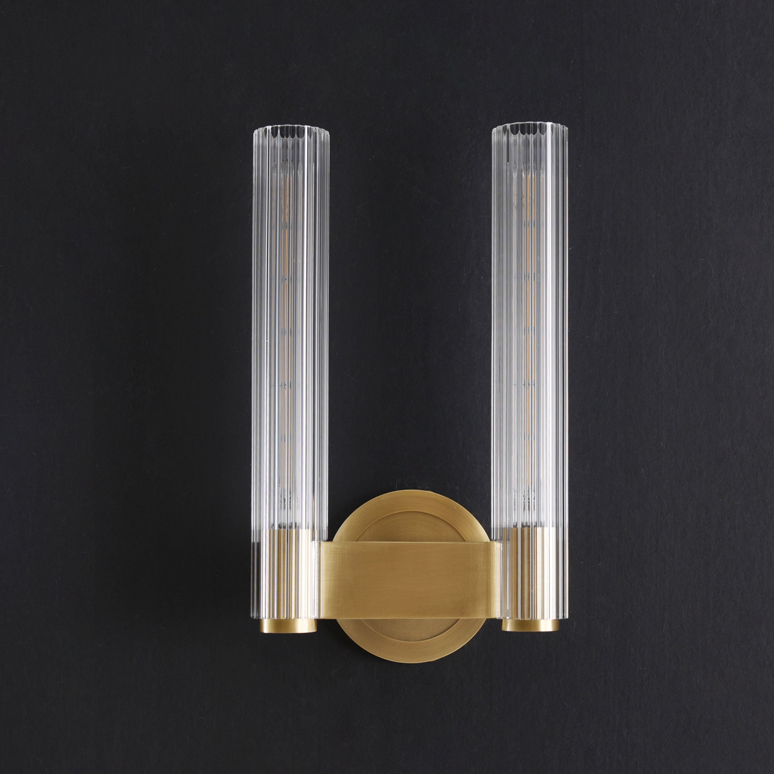 Layker Double Sconce Brass