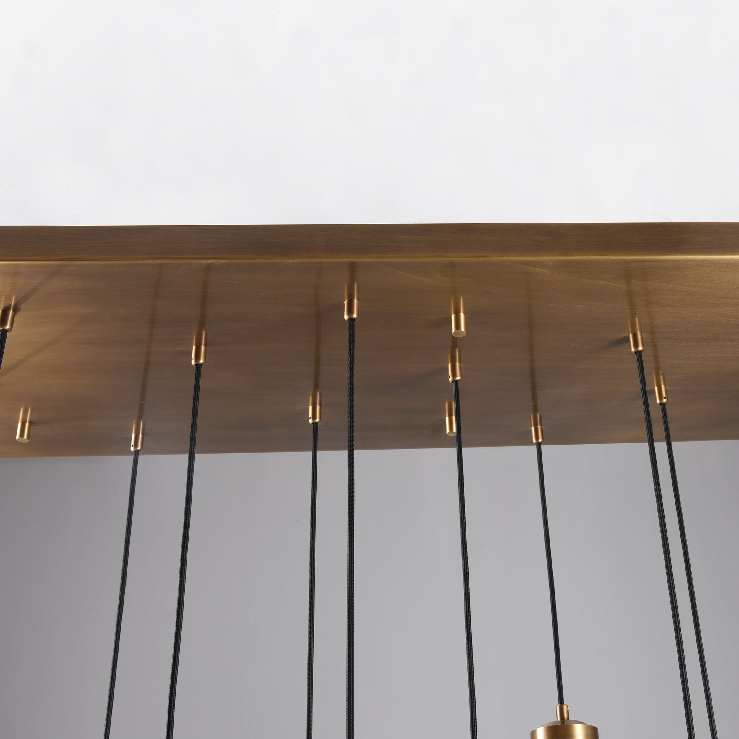 Kelly Linear Chandelier 48" Brass