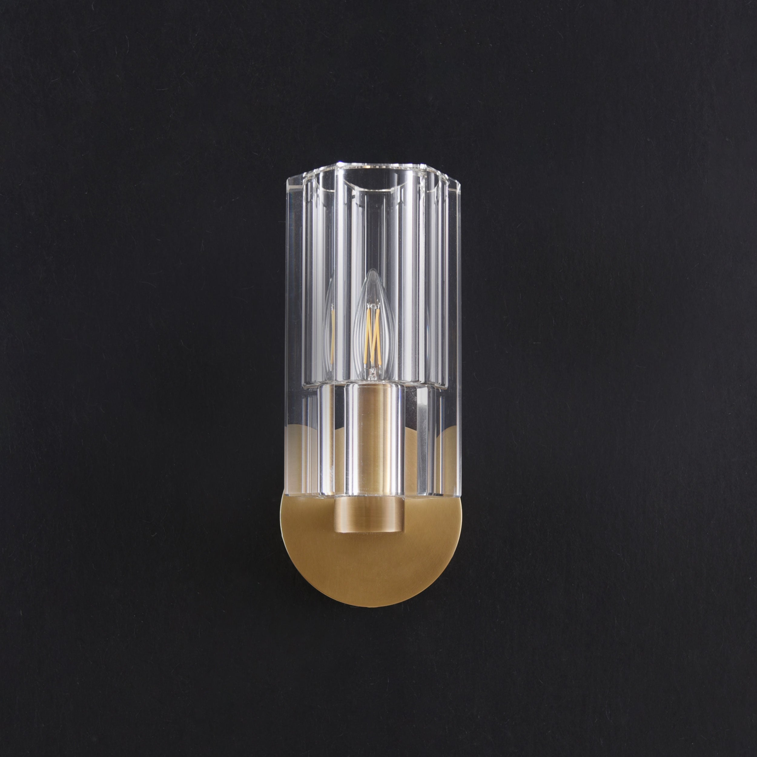 Beyond Crystal Sconce Brass