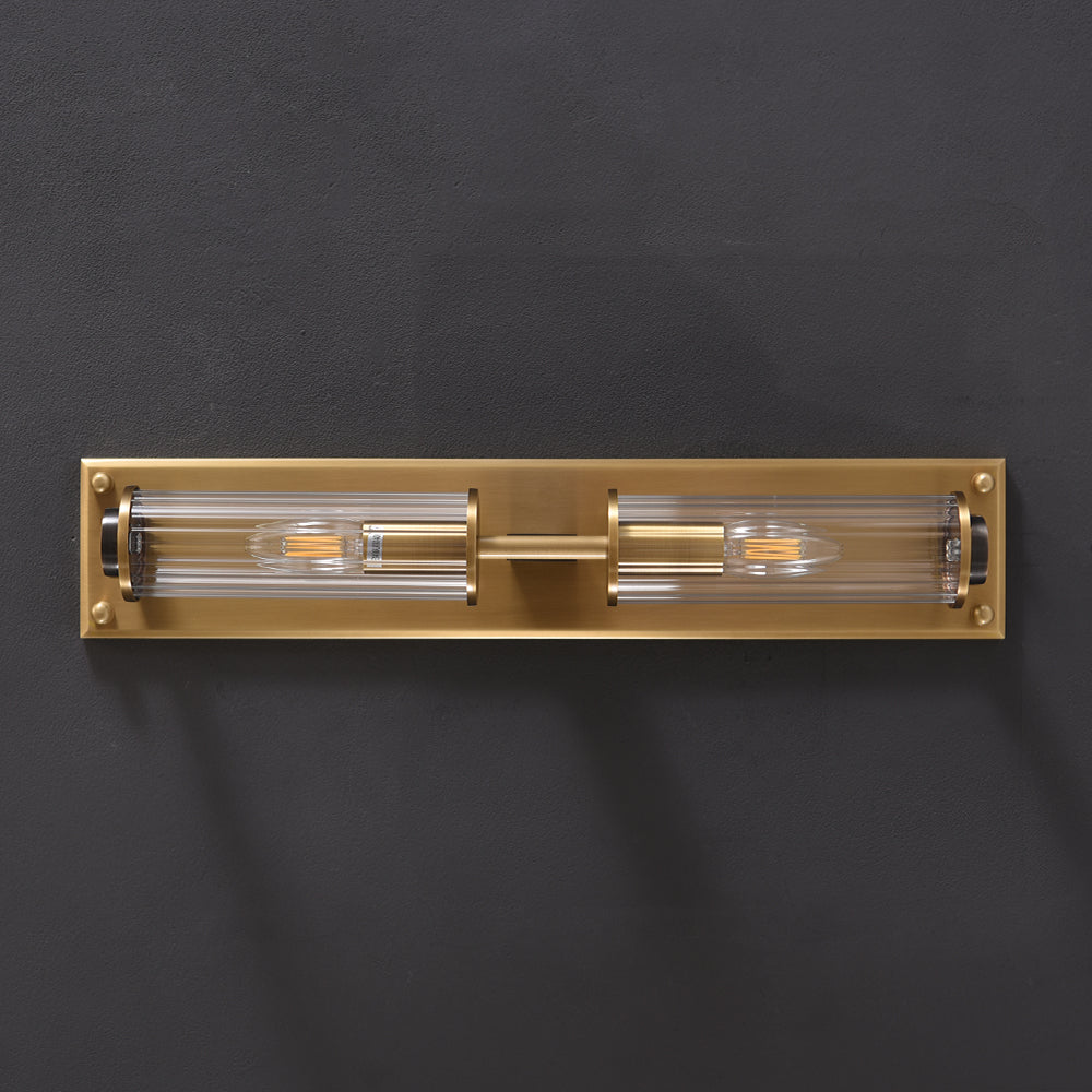 MiMi Mirror Sconce Brass