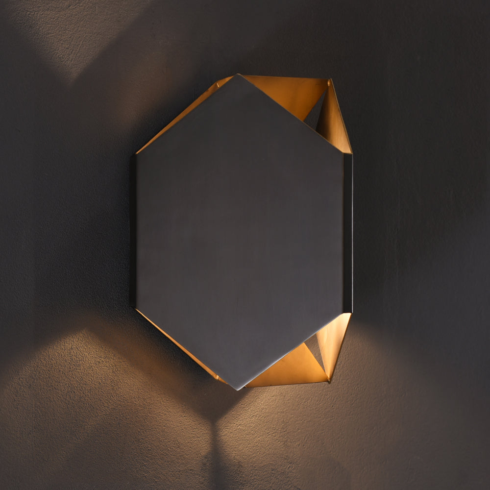 Filter Sconce Brass