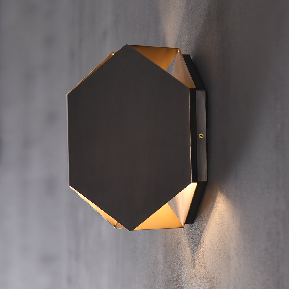 Filter Sconce Brass